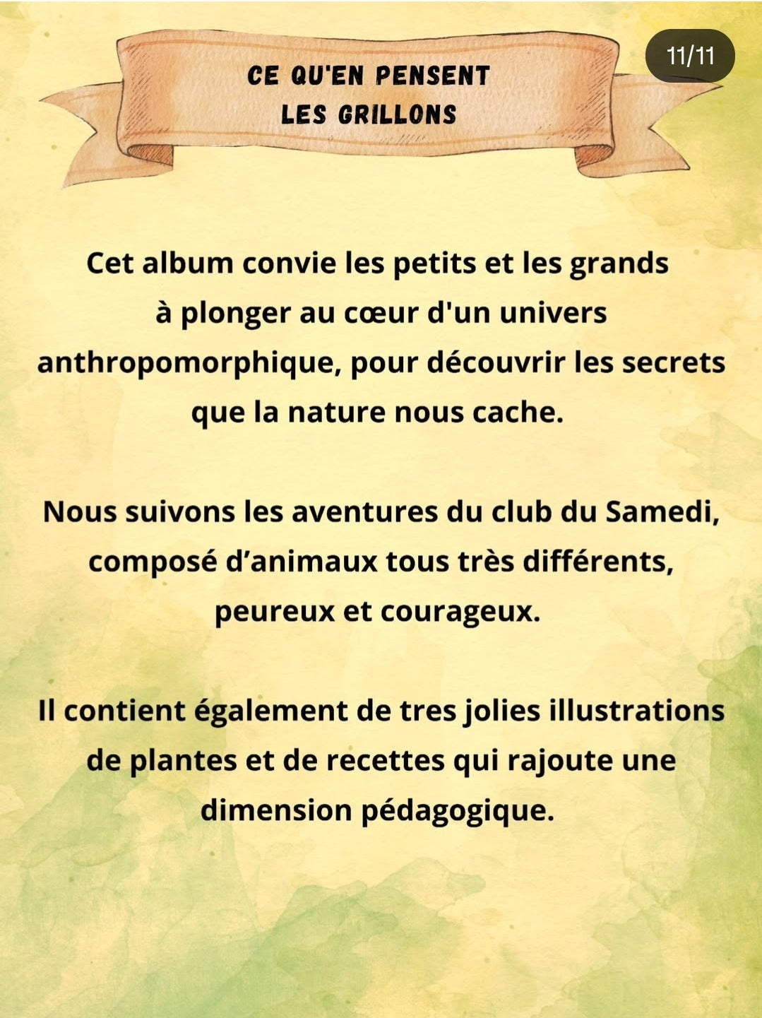 PRÉ-COMMANDE Box p'tit grillon 8/12ans (JUIN)