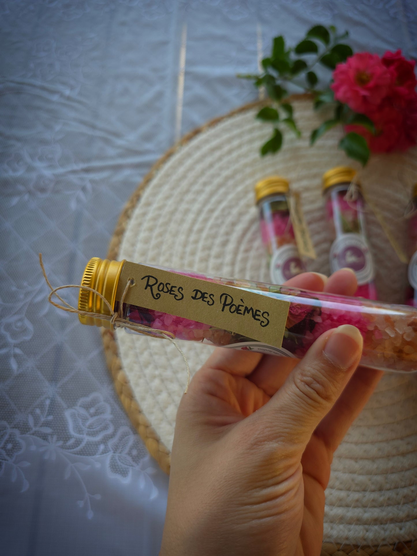Petite Potion de bain "Roses des Poèmes"