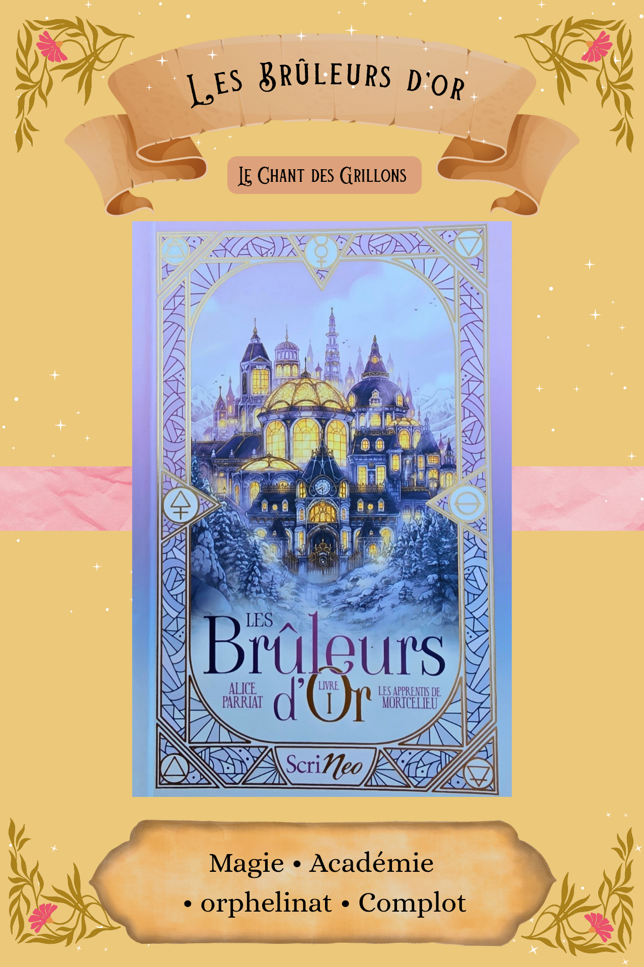 Livre seule "Les Brûleurs d'or Tome 1" de Alice Parriat (PRÉ-COMMANDE)