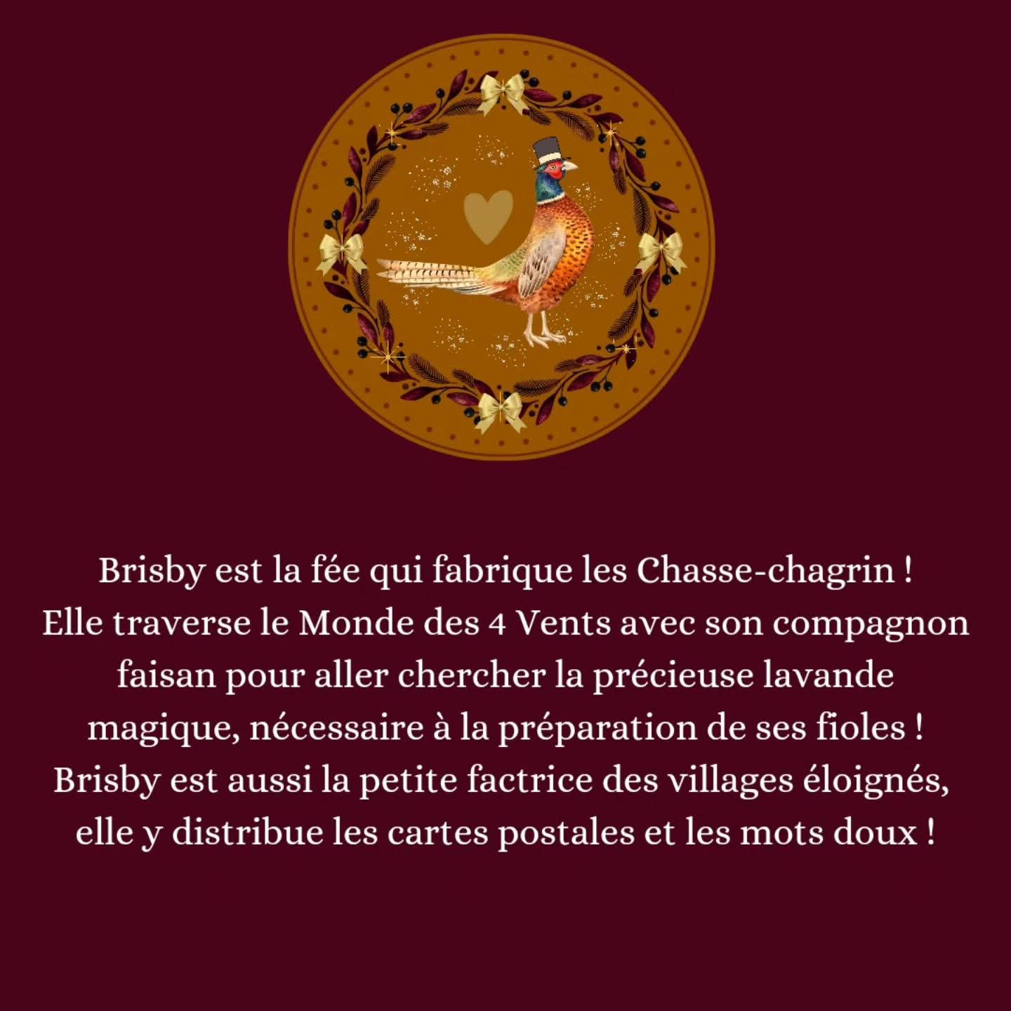Boule de noël "Brisby et les Chasse-chagrin"