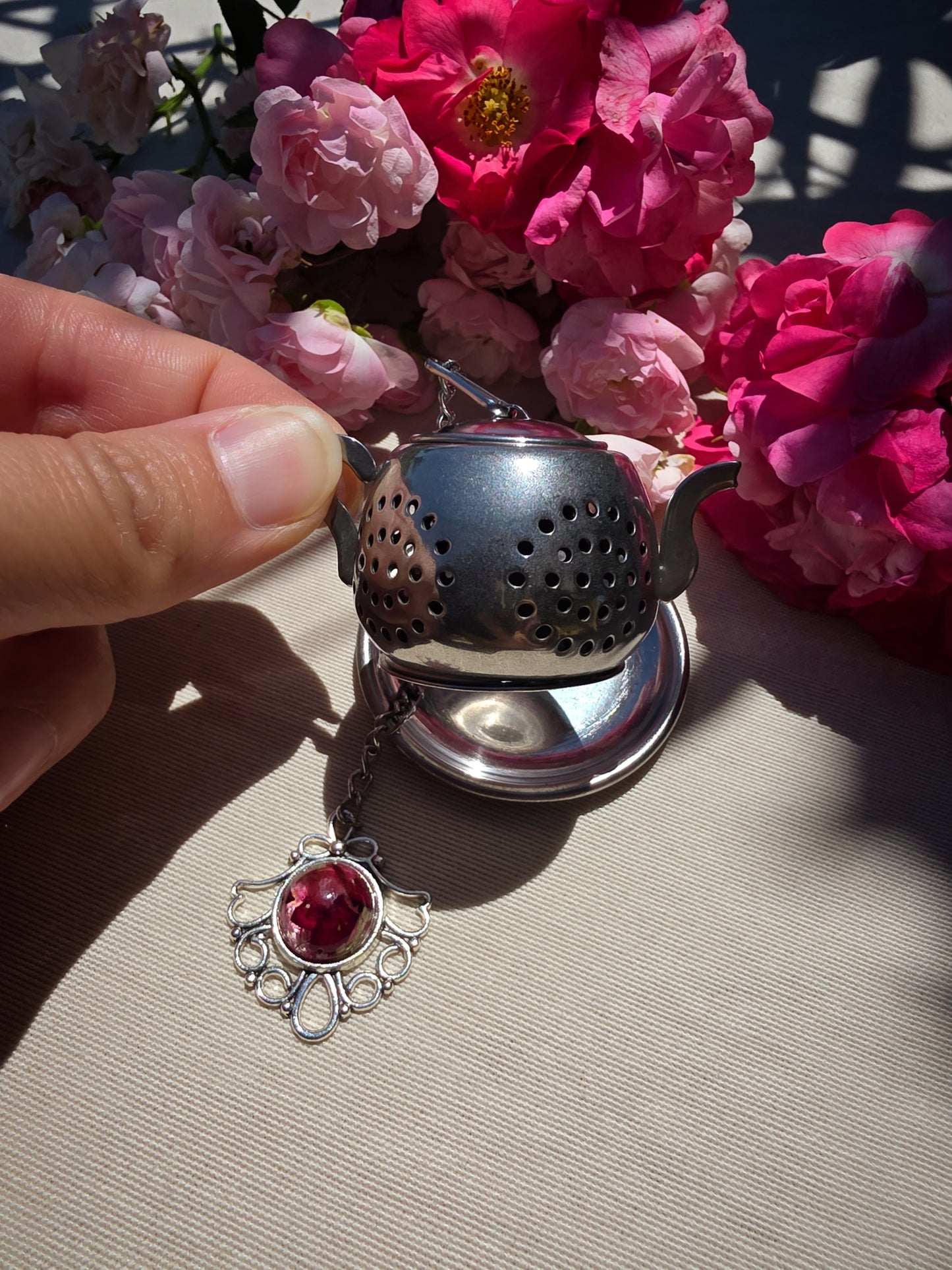Boule à thé Roses des Poèmes