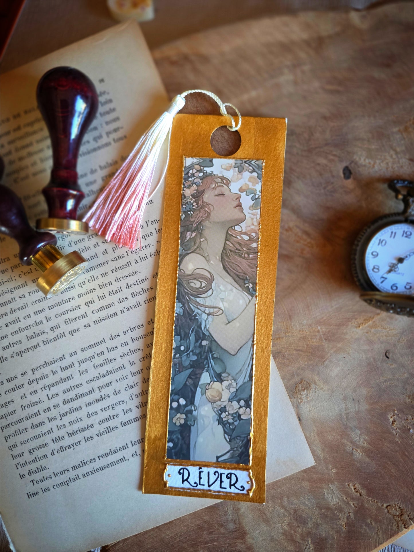 Marque-page art nouveau