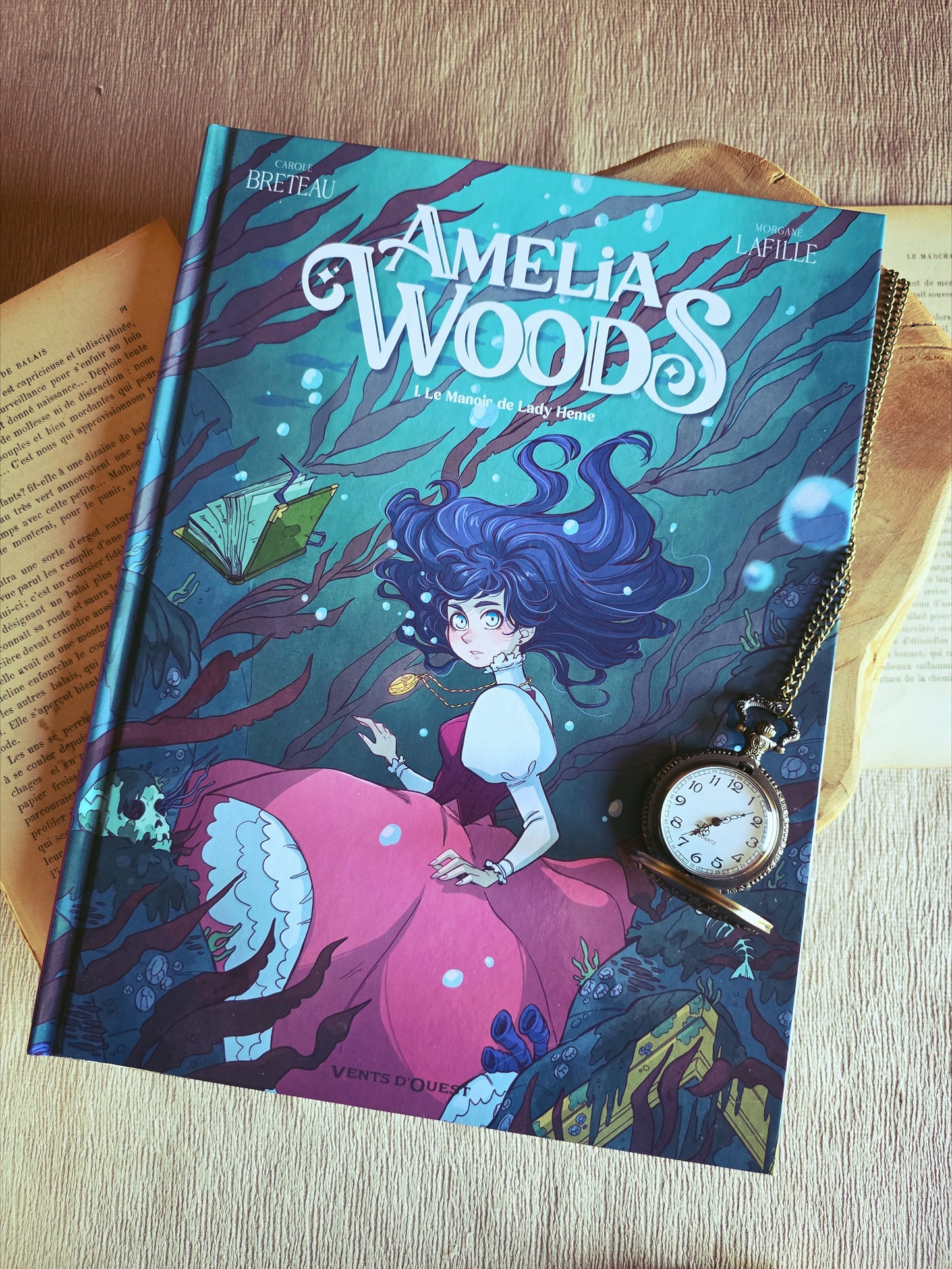Livre seul "Amélia Woods"de C.Breteau & M.Lafitte PRÉ-COMMANDE