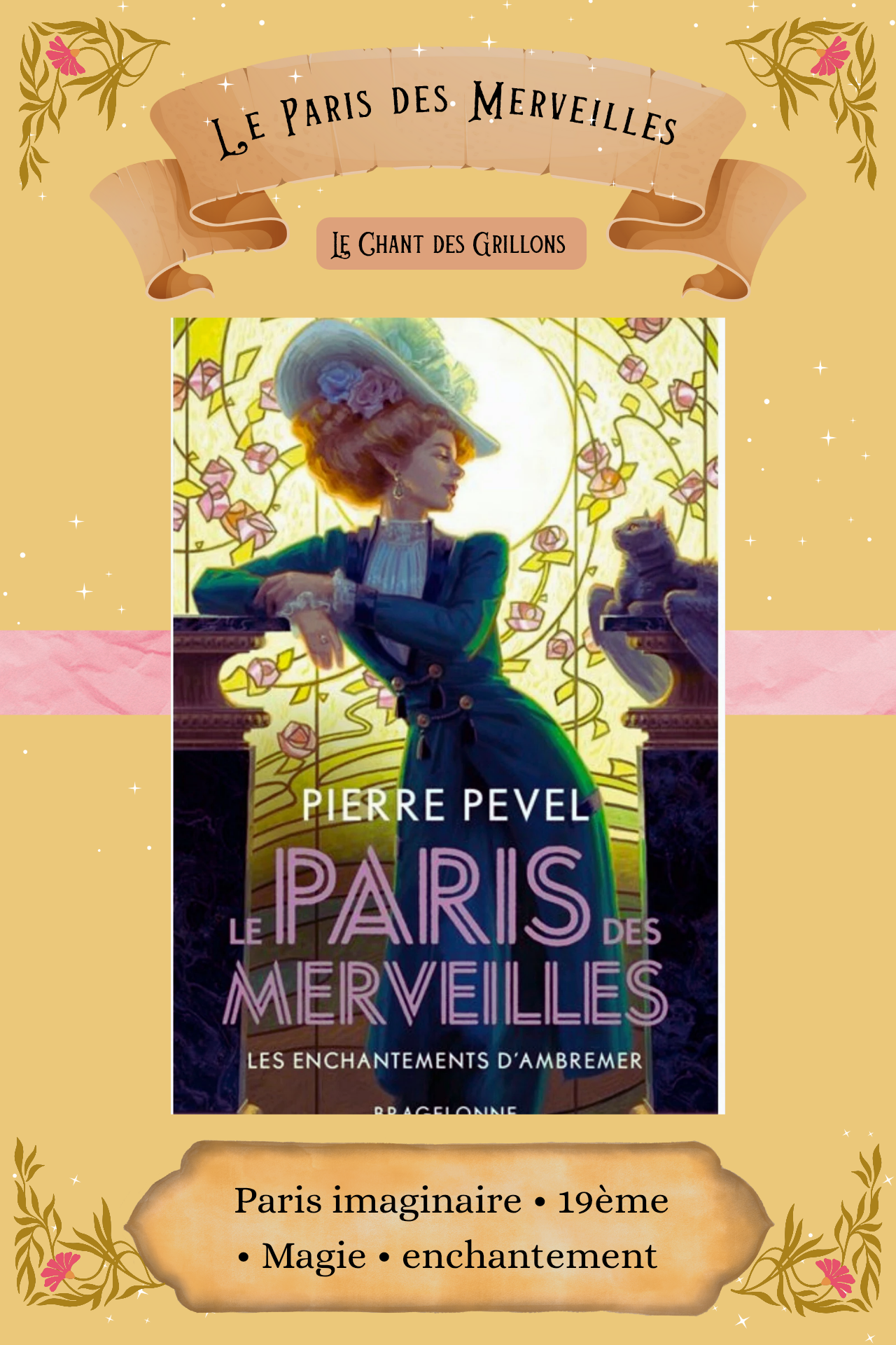 Livre seul "Le Paris des Merveilles Tome 1" de Pierre Pevel (PRÉ-COMMANDE)