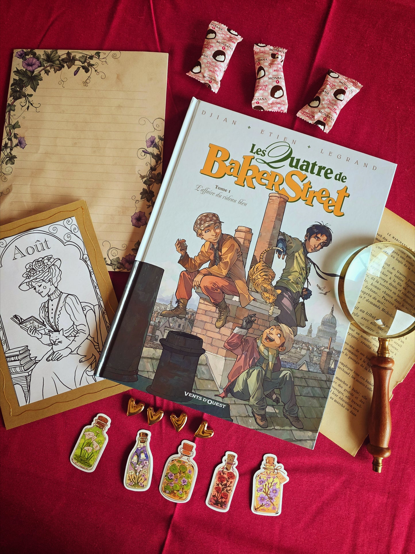 Box p'tit grillon (grand lecteur)MADAME AUGUSTINE (PRÉ-COMMANDE)