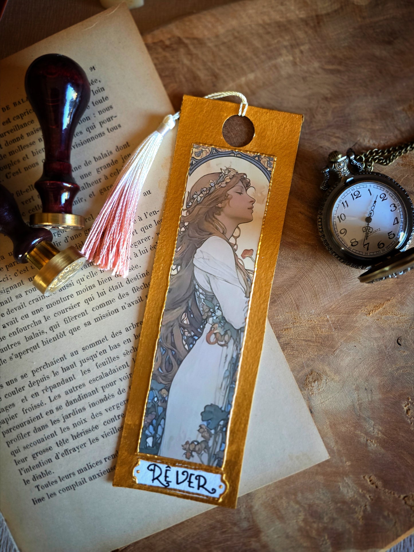 Marque-page art nouveau