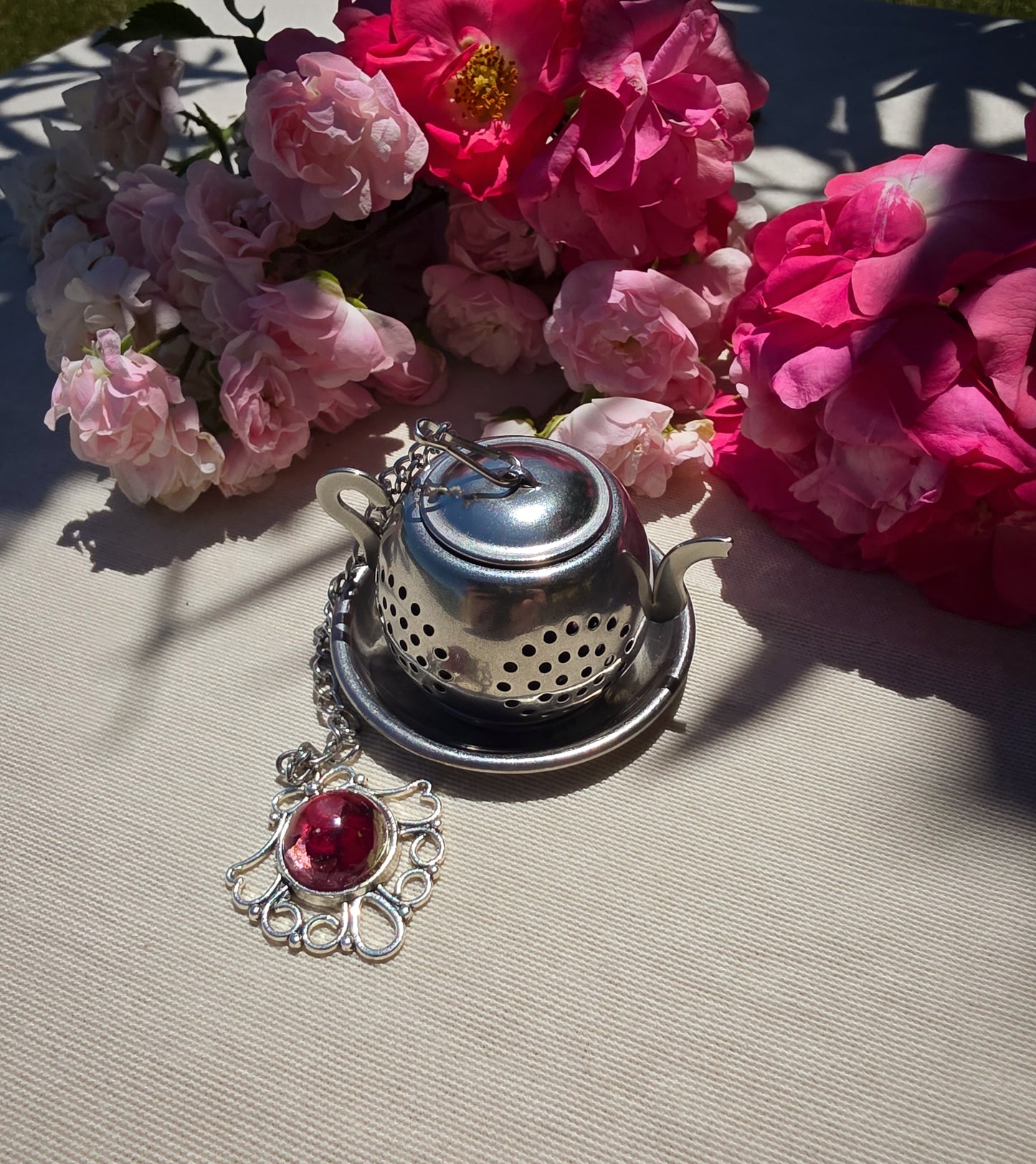 Boule à thé Roses des Poèmes