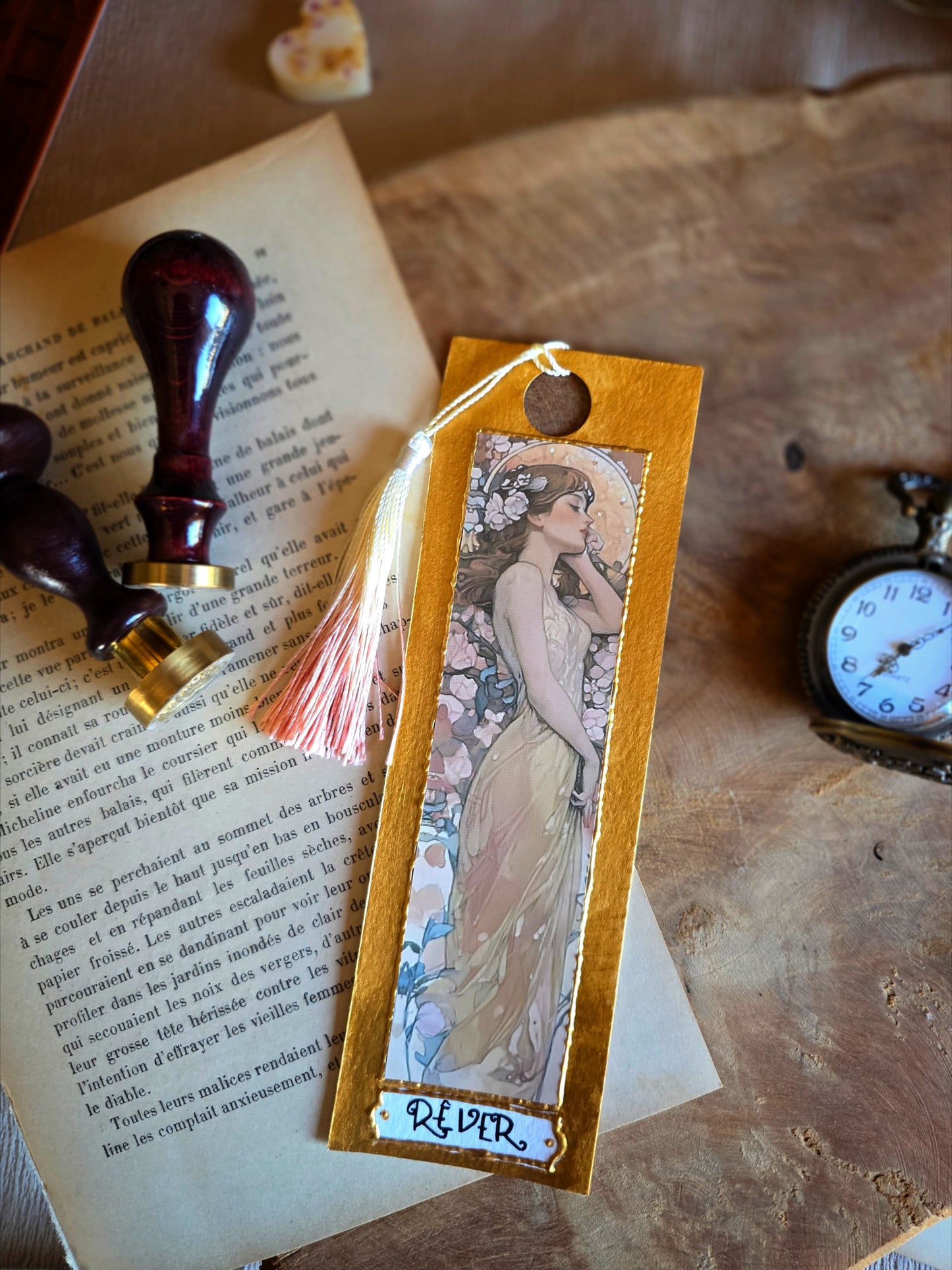 Marque-page art nouveau