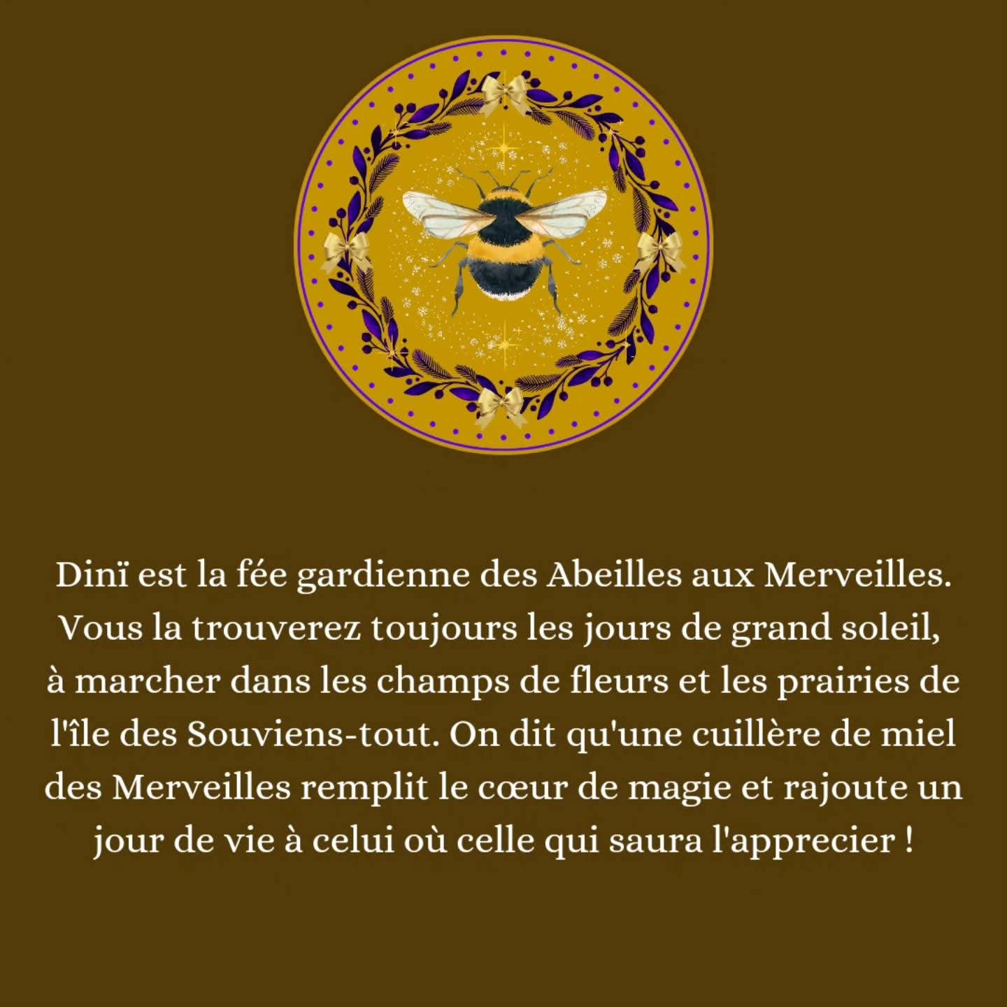 Boule de noël "Dinï et les Abeilles aux merveilles"