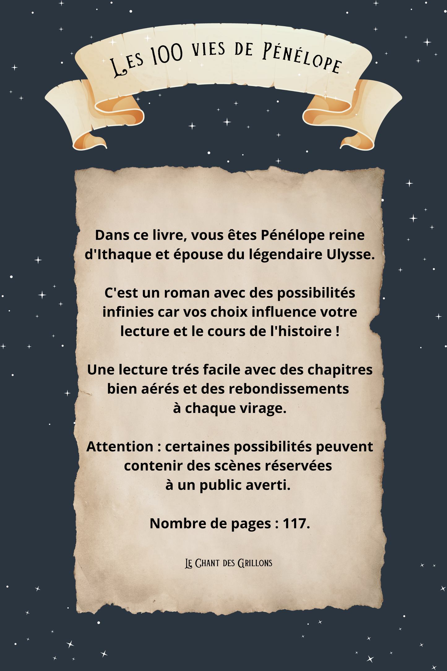 Livre seul "LES 100 VIES DE PÉNÉLOPE" de Pauline Éluère (PRÉ-COMMANDE)