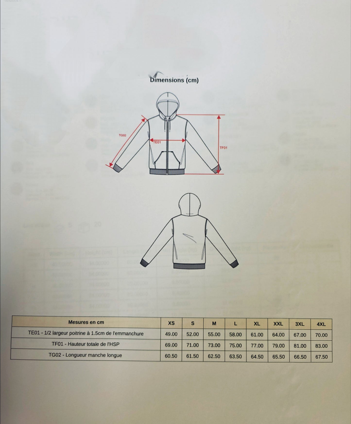 Veste à capuche chaudron (pré-commande)