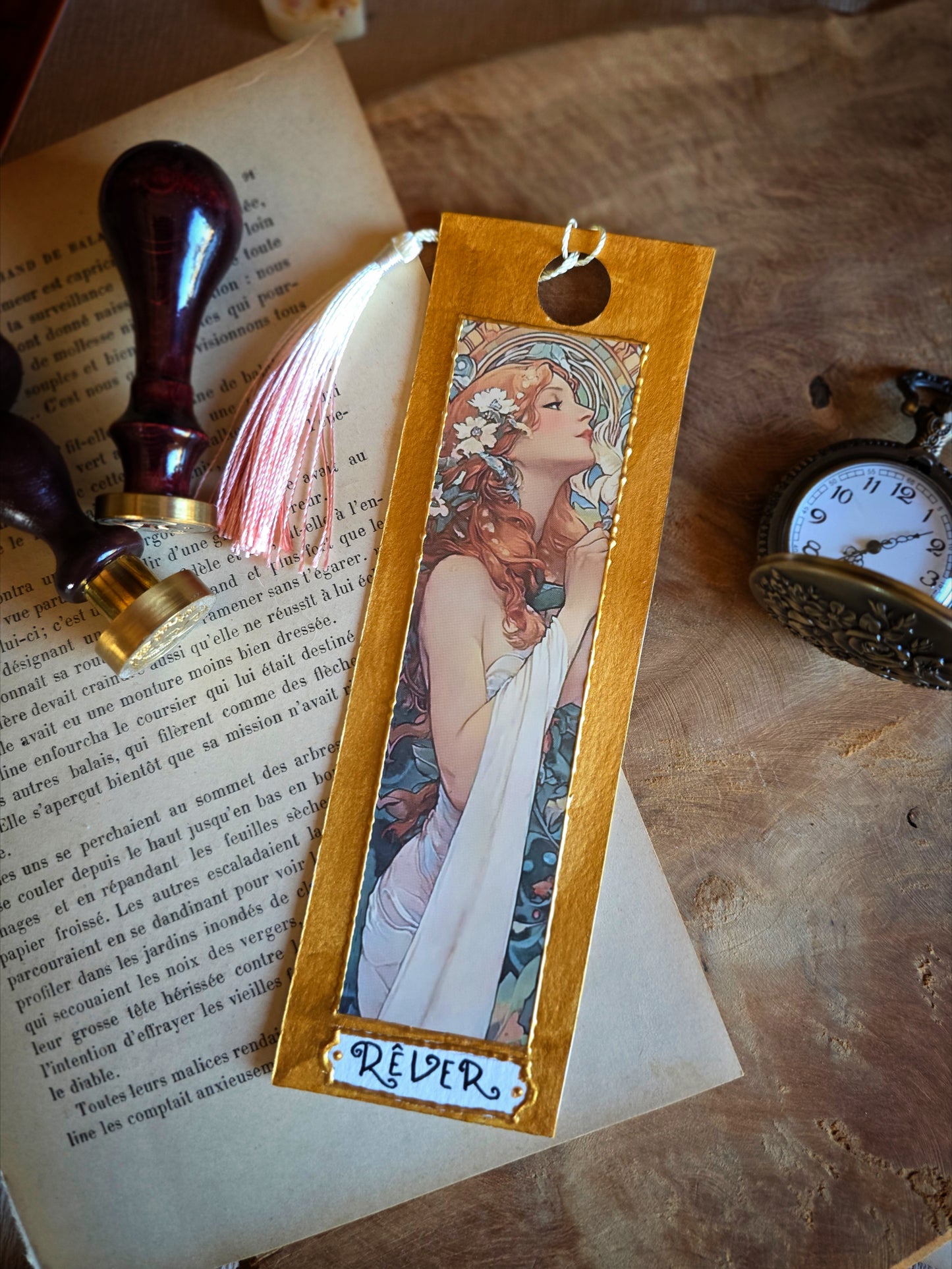 Marque-page art nouveau