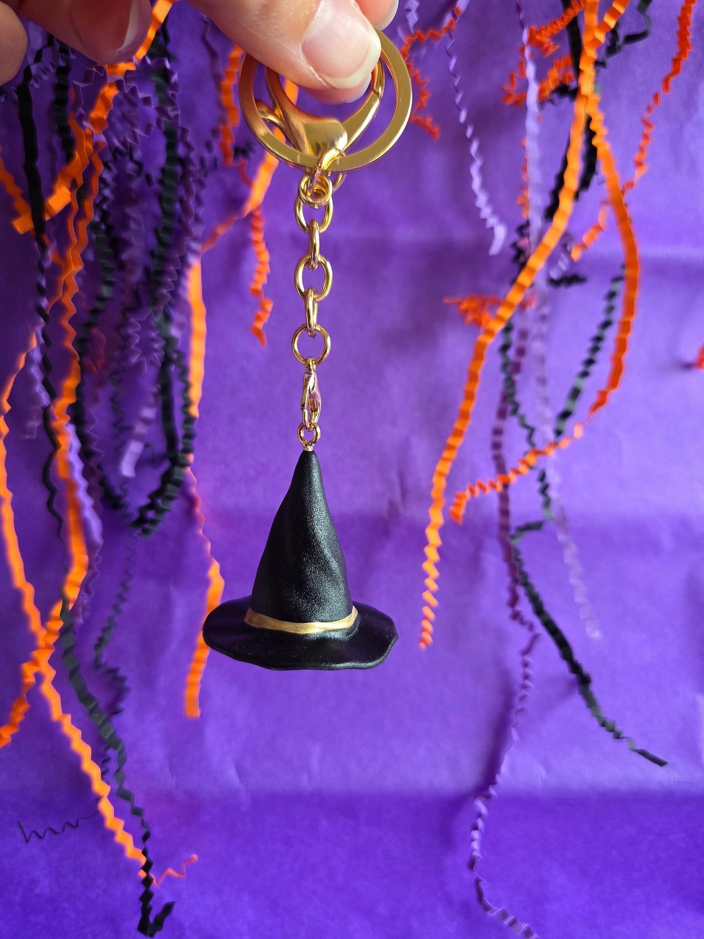 Porte-clés chapeau de sorcière