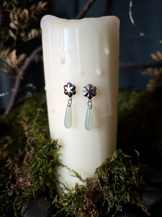 Boucles gouttes Dame des trèfles