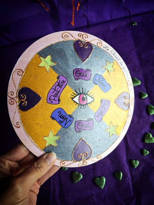 Planche pour pendule divinatoire