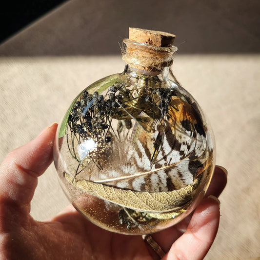 Boule de noël "Bertille et les Chouettes en tous genres"