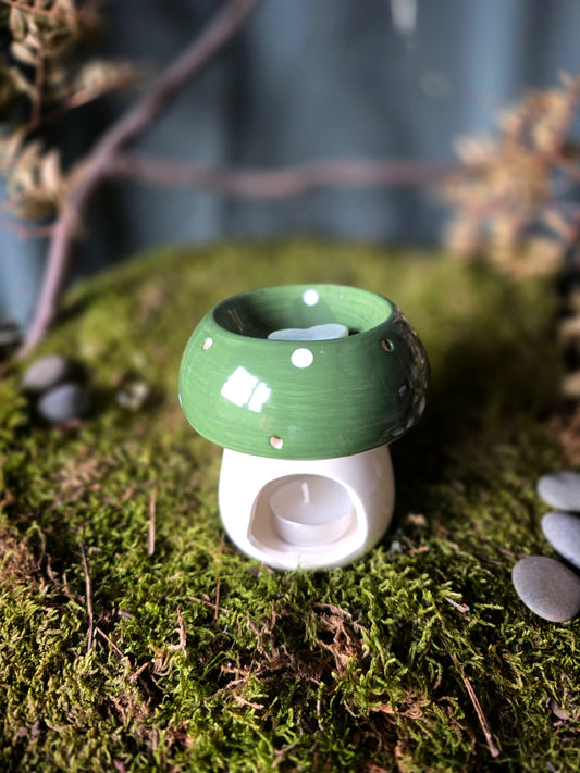 Brûleur de fondant Champignon vert