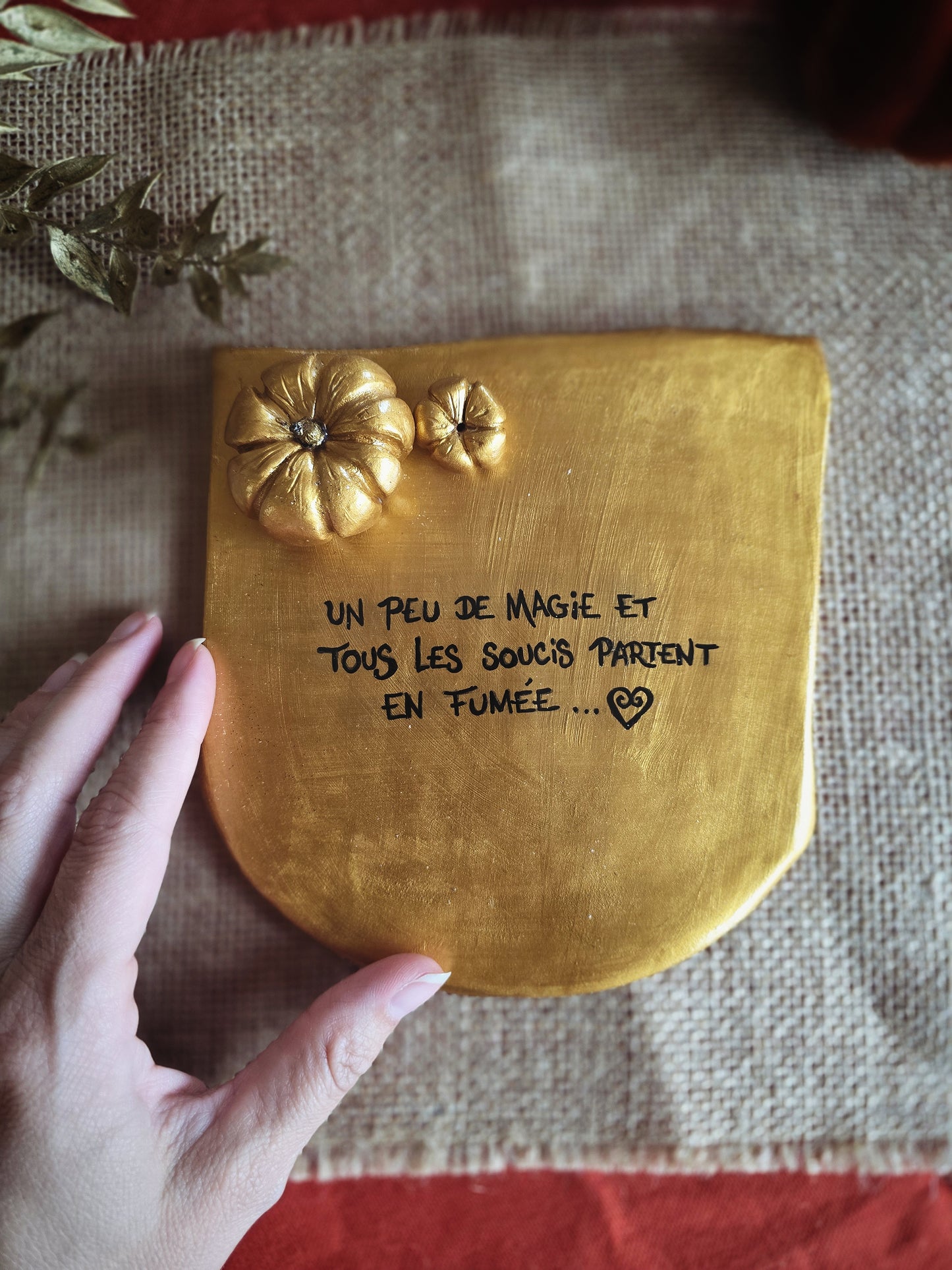 Porte-encens citrouille #2