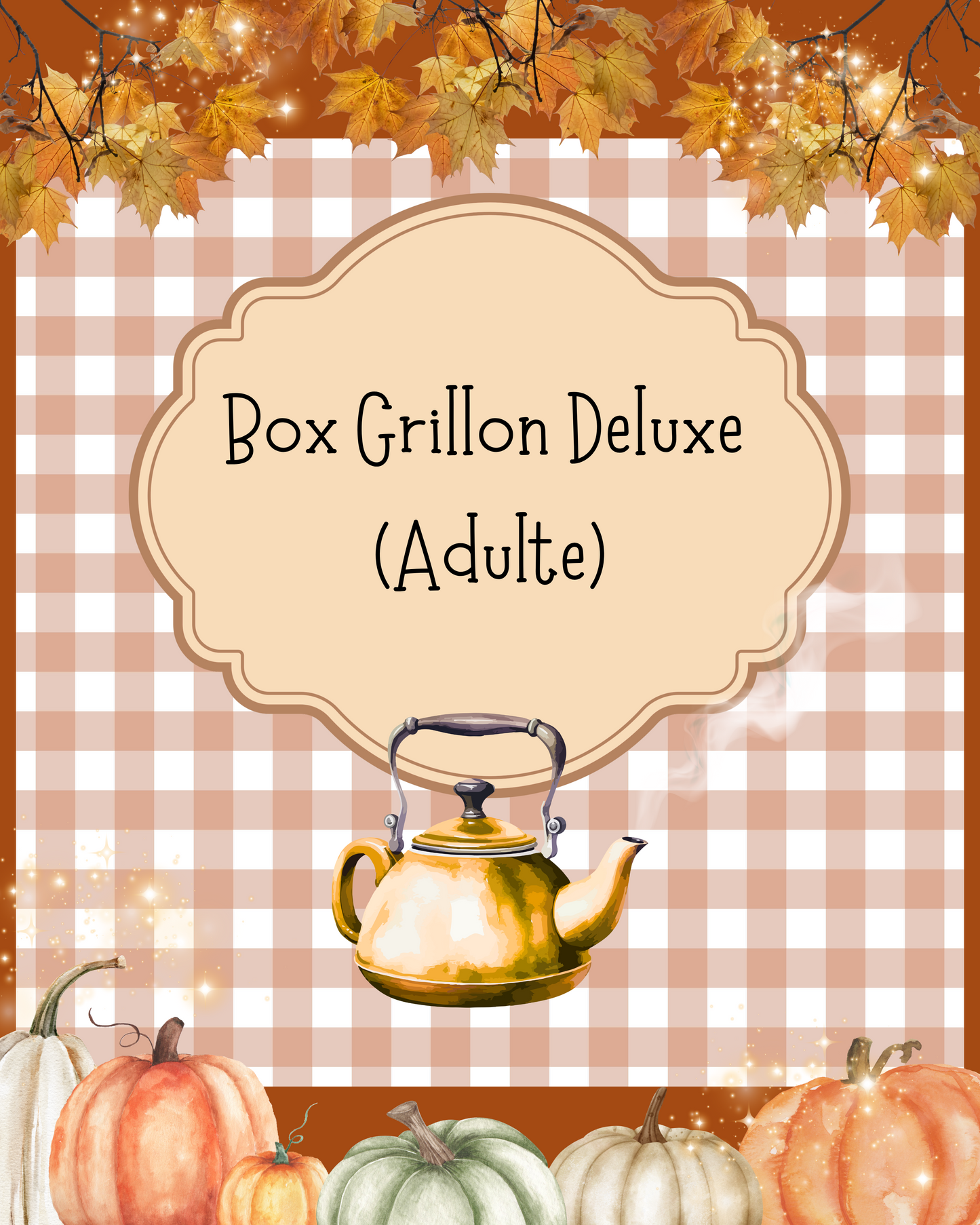Box Grillon Deluxe (adulte) SALON DE THÉ ENCHANTÉ (Pré-commande)