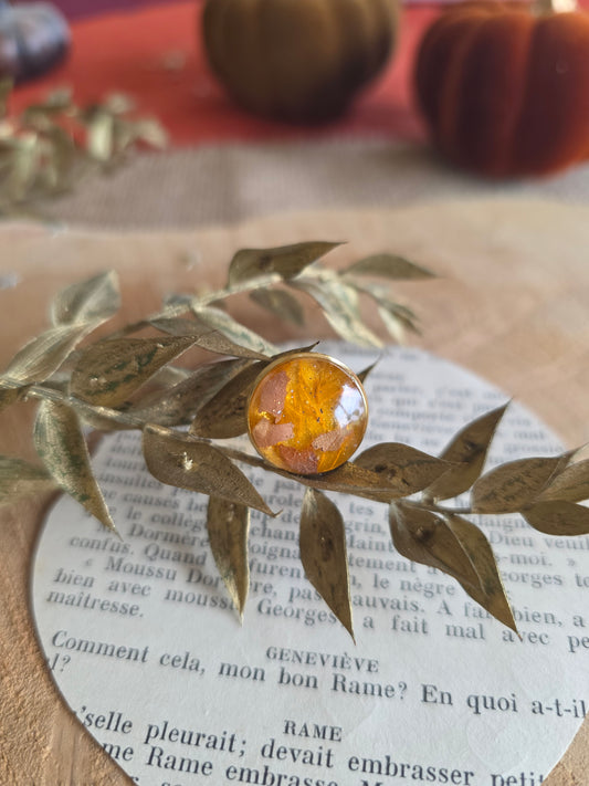 Bague ronde Fille d'automne