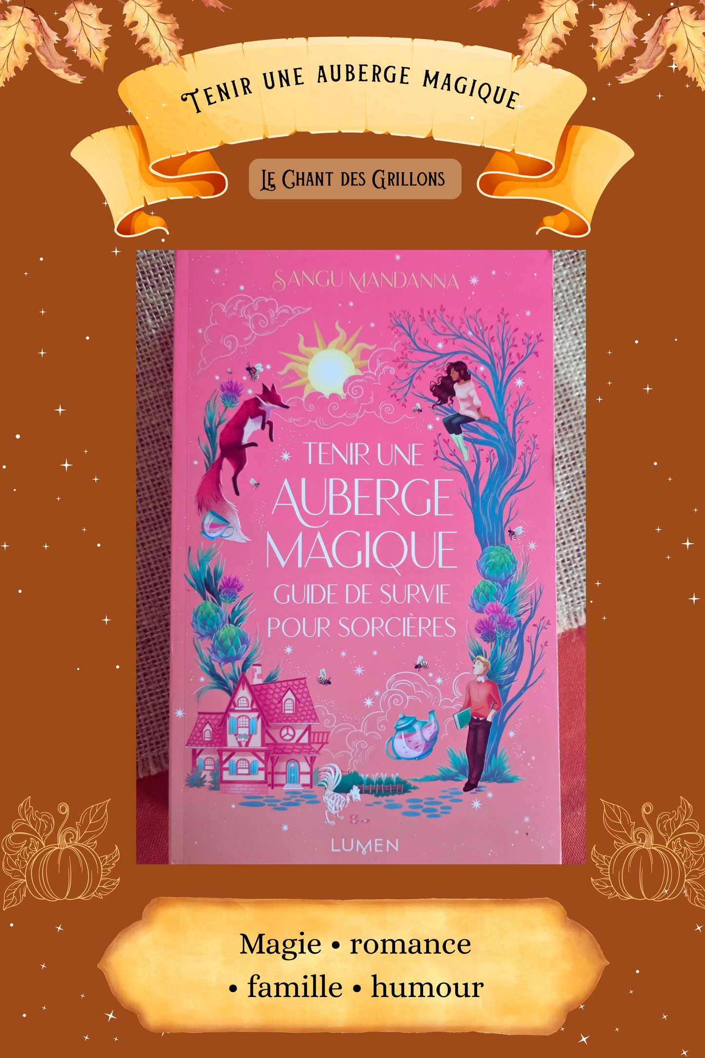 Livre seul "Tenir une auberge magique, guide pour sorcières" (PRÉ-COMMANDE)