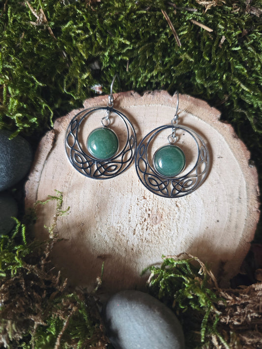 Boucles Édénya aventurine