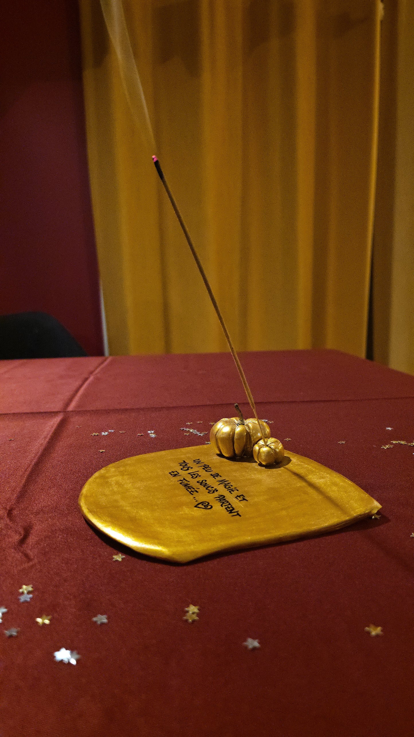 Porte-encens citrouille #2