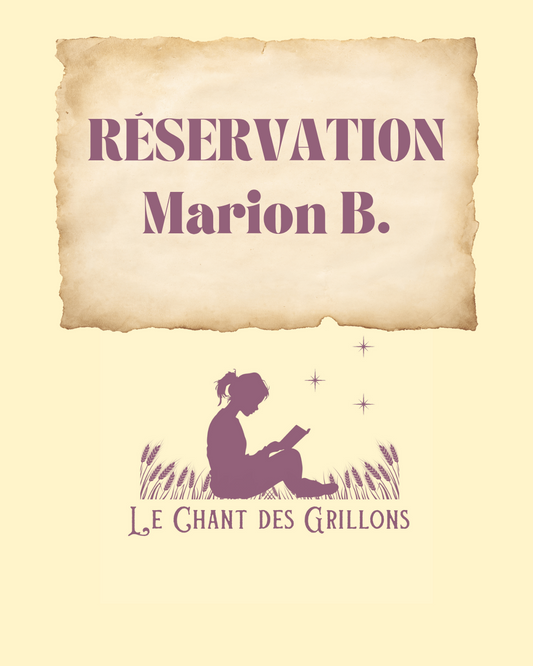 Réservation Marion B.