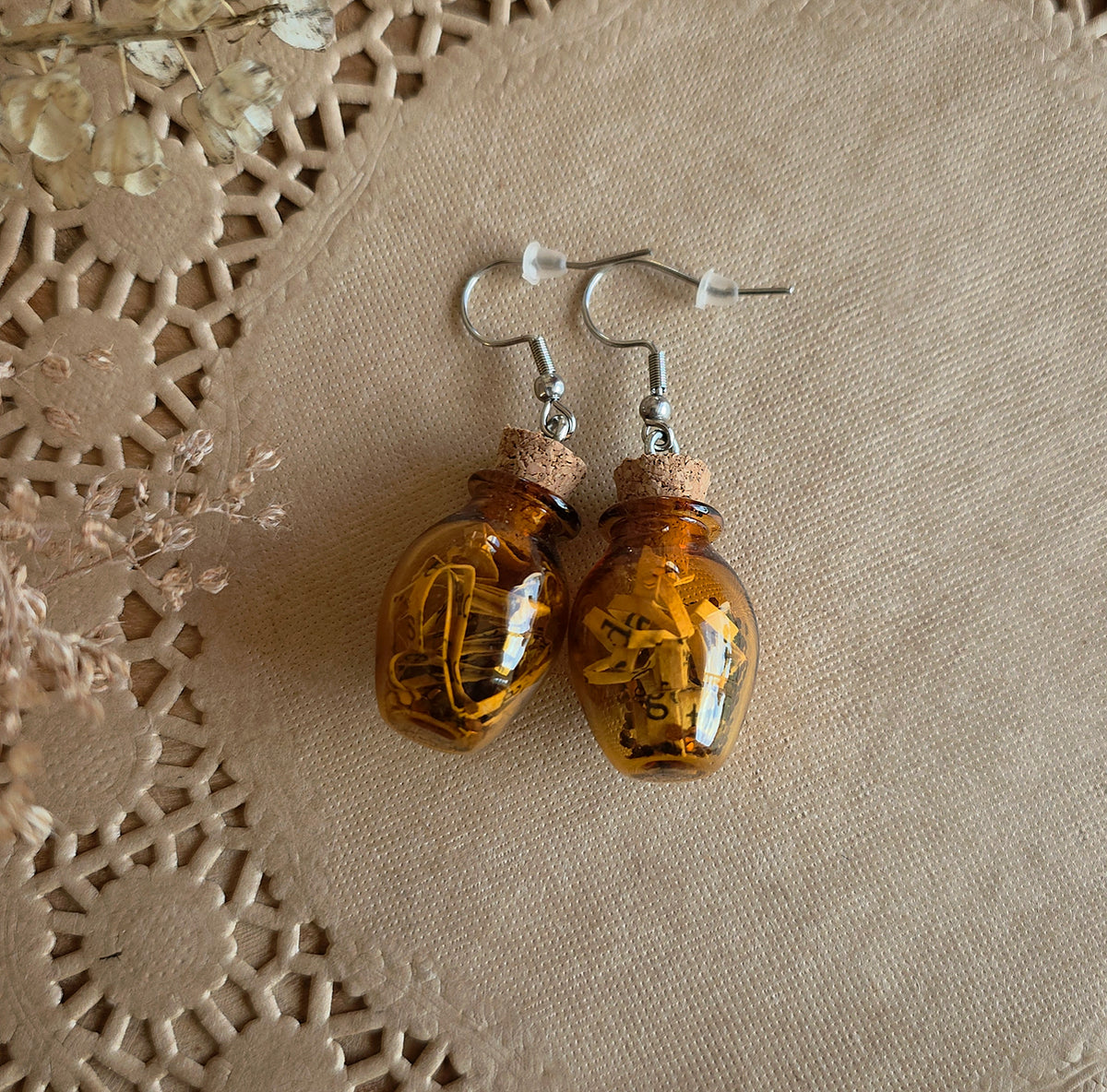 Boucles Potions N°8 (sans fleurs)