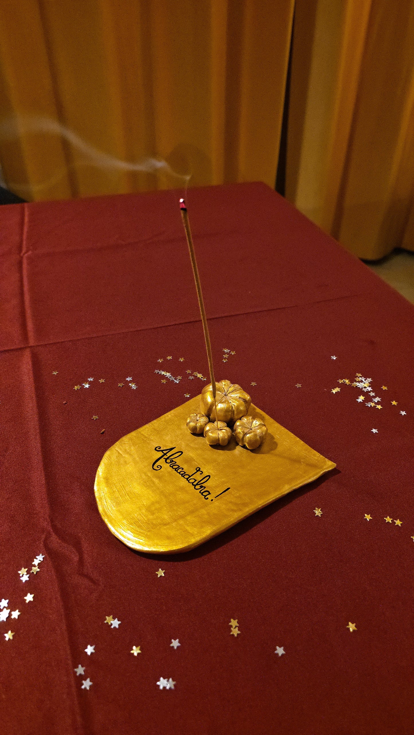 Porte-encens citrouille #1