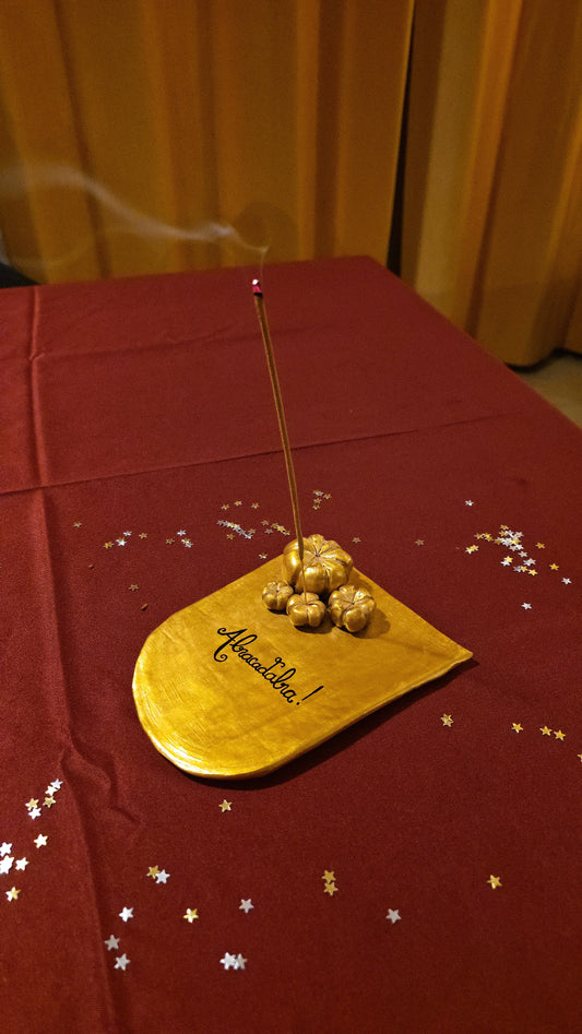 Porte-encens citrouille #1