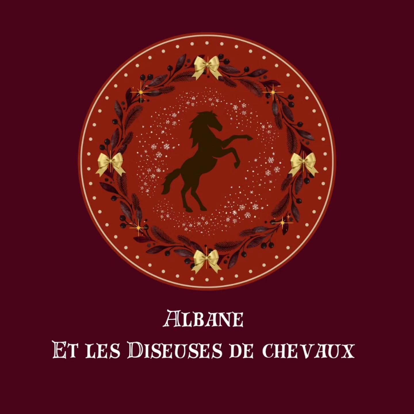 Boule de noël "Albane et les Diseuses de chevaux"