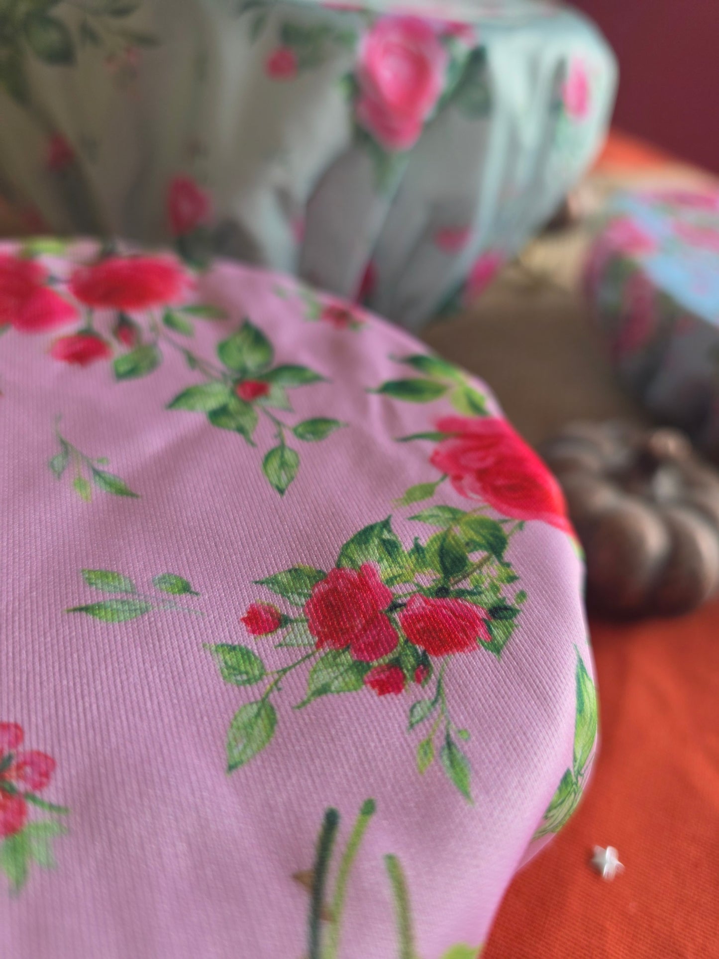 Lot de 5 couvercles tissus