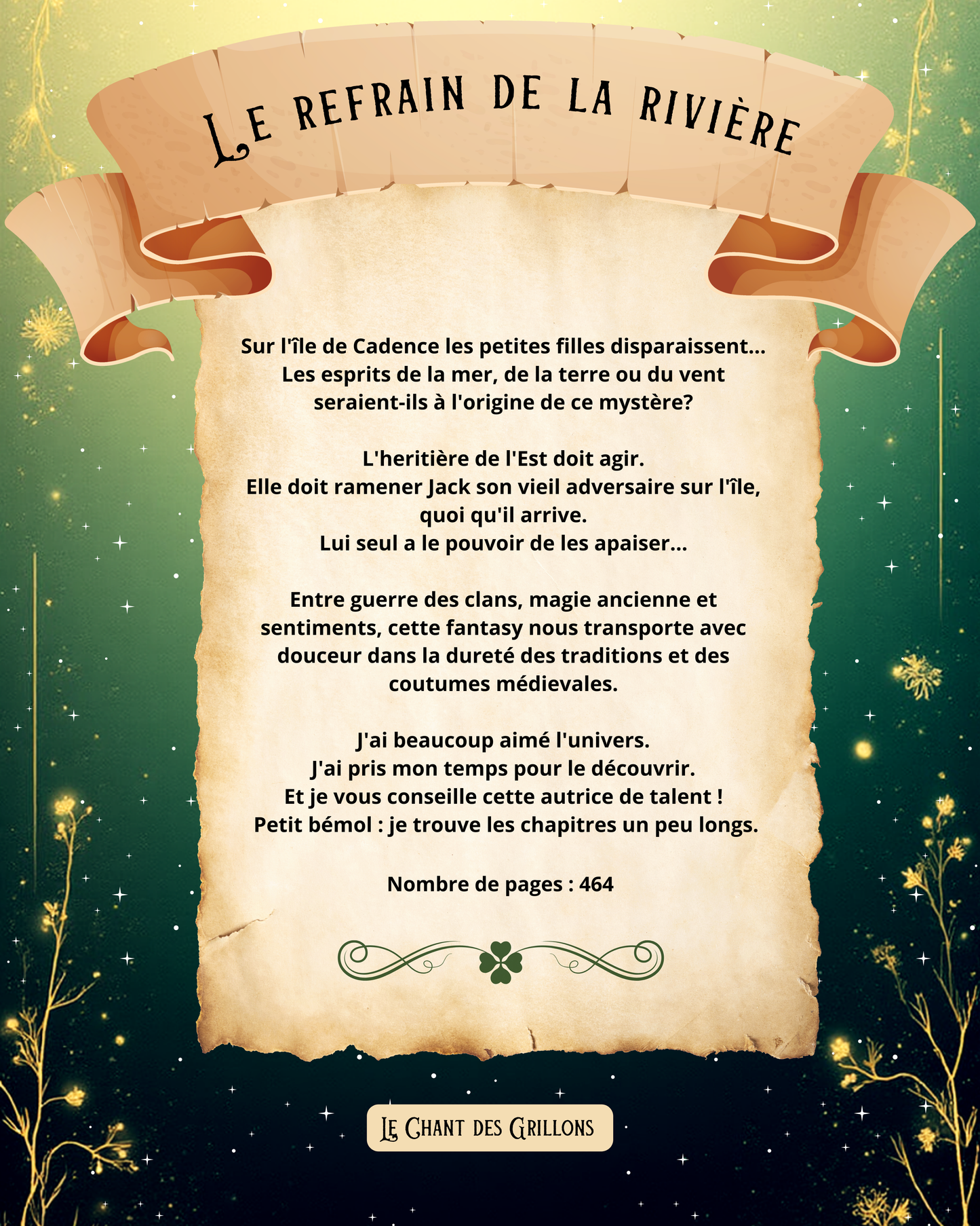 Livre seul "Le refrain de la rivière" (précommande)