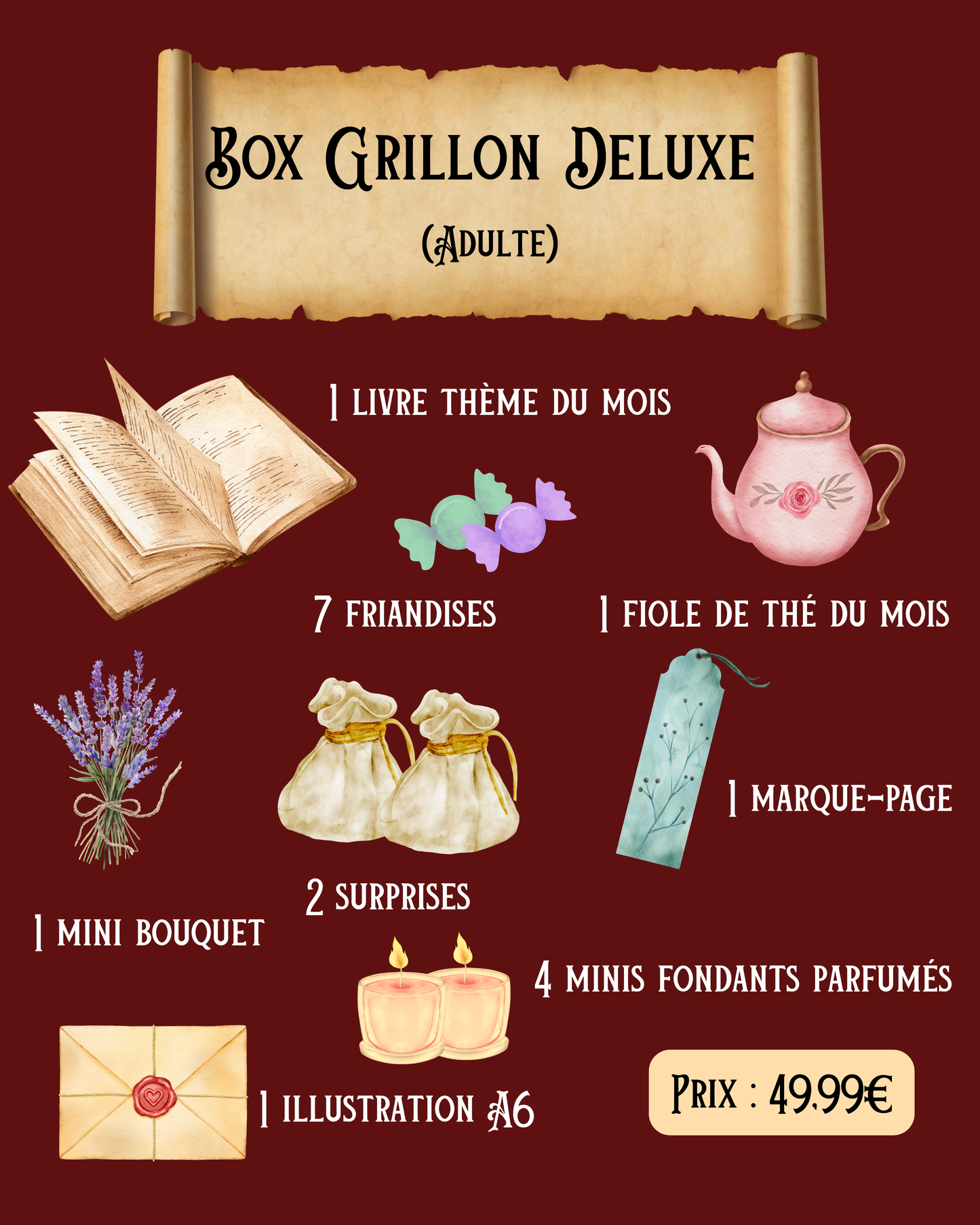 PRÉ-COMMANDE BOX GRILLON DELUXE (Juillet)