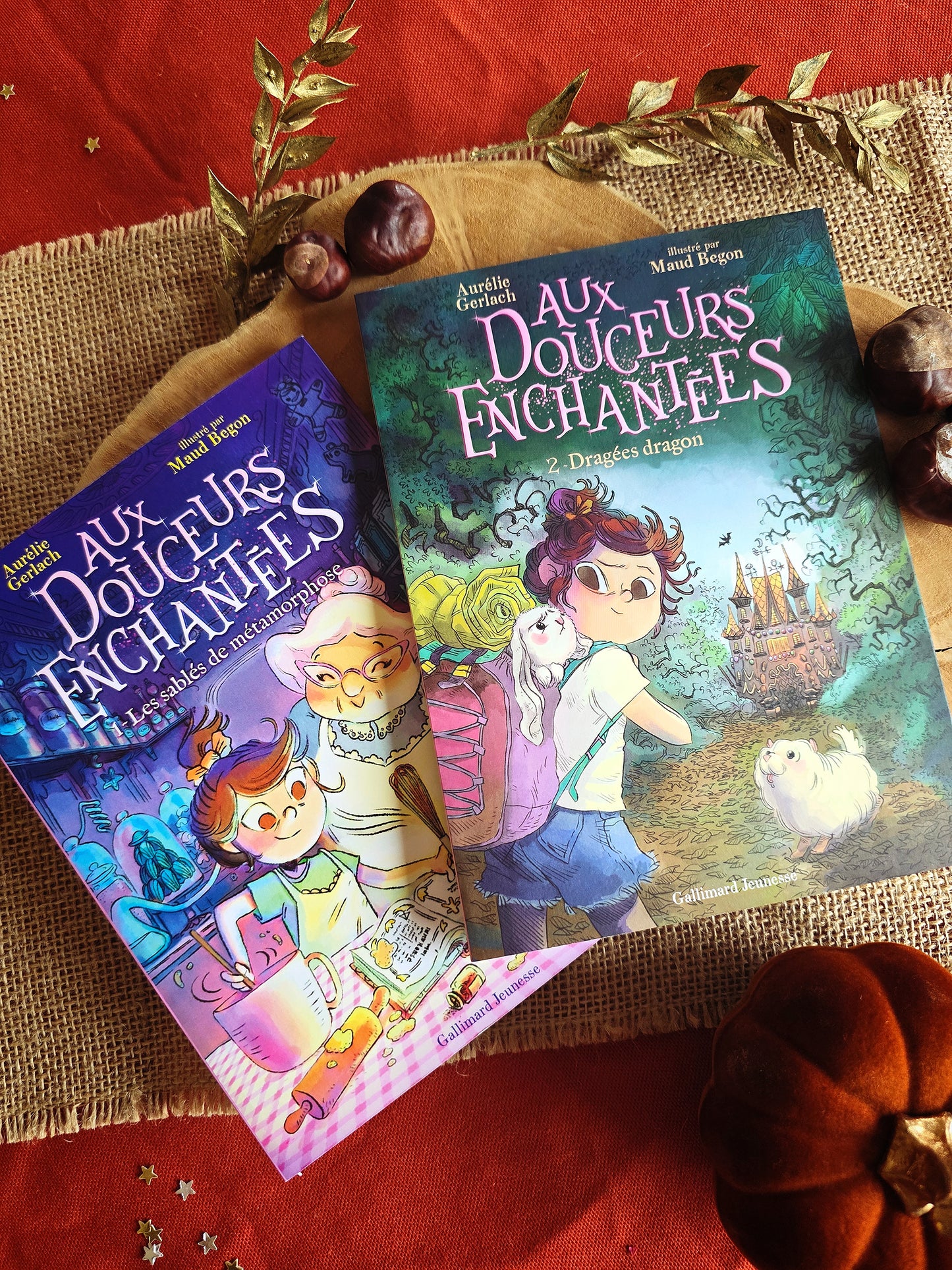 Duo livres "Aux Douceurs enchantées" (PRÉ-COMMANDE)