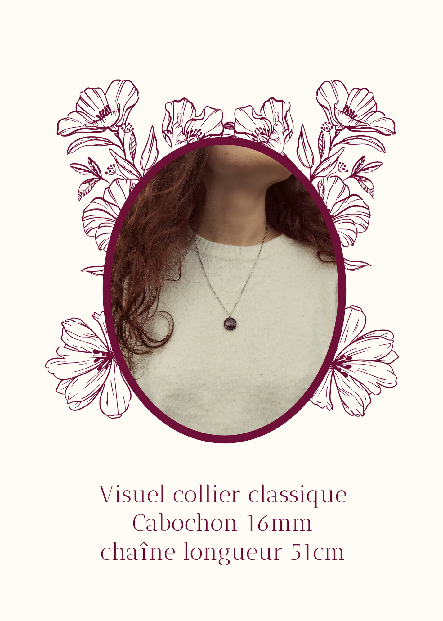 Collier croix celte en acier inox