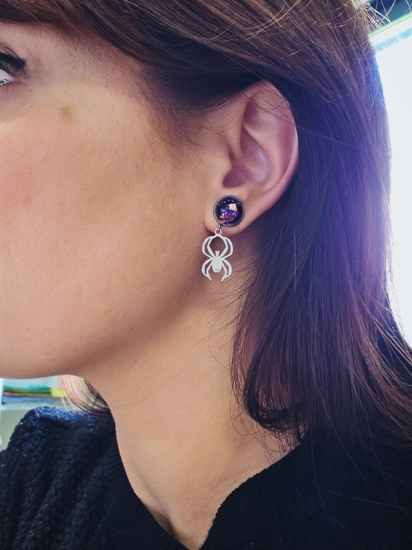 Boucles d'oreilles Spider Grillus Pocus