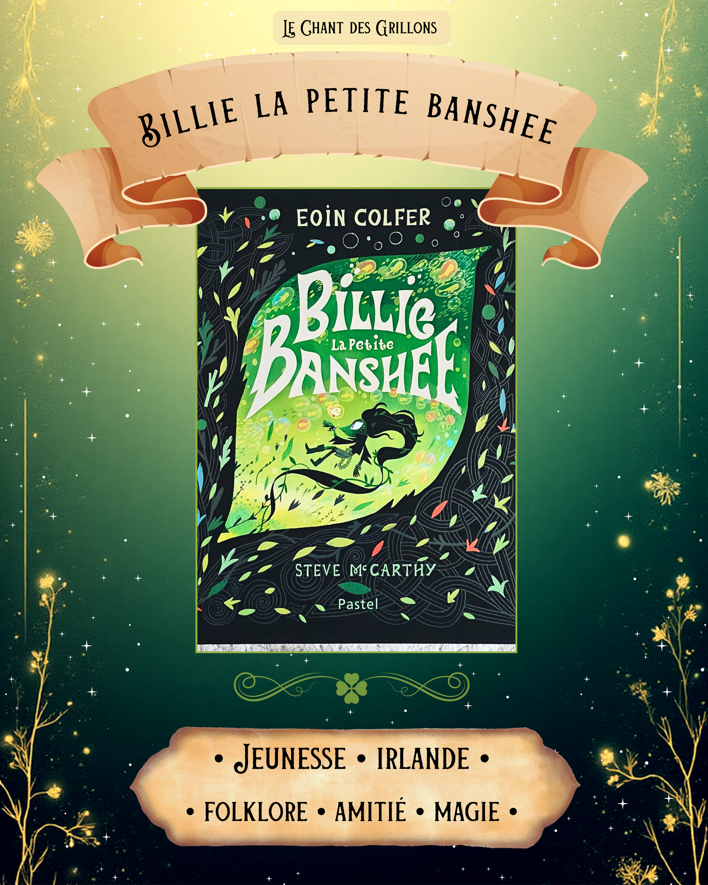 Livre seul "Billie la petite banshee" (jeunesse)
