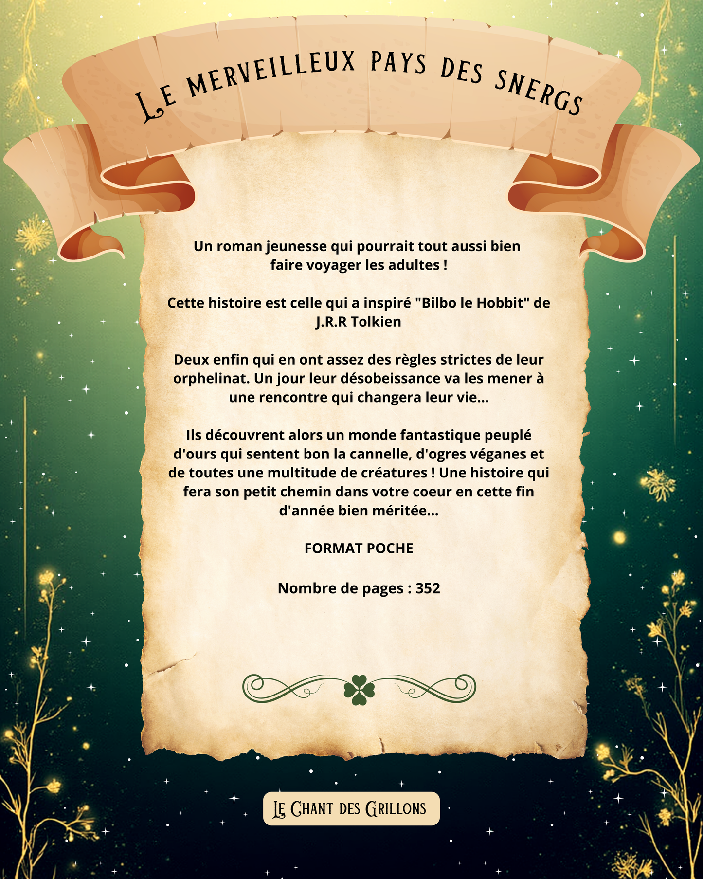 Livre seul "Le merveilleux pays des Snergs" (précommande)