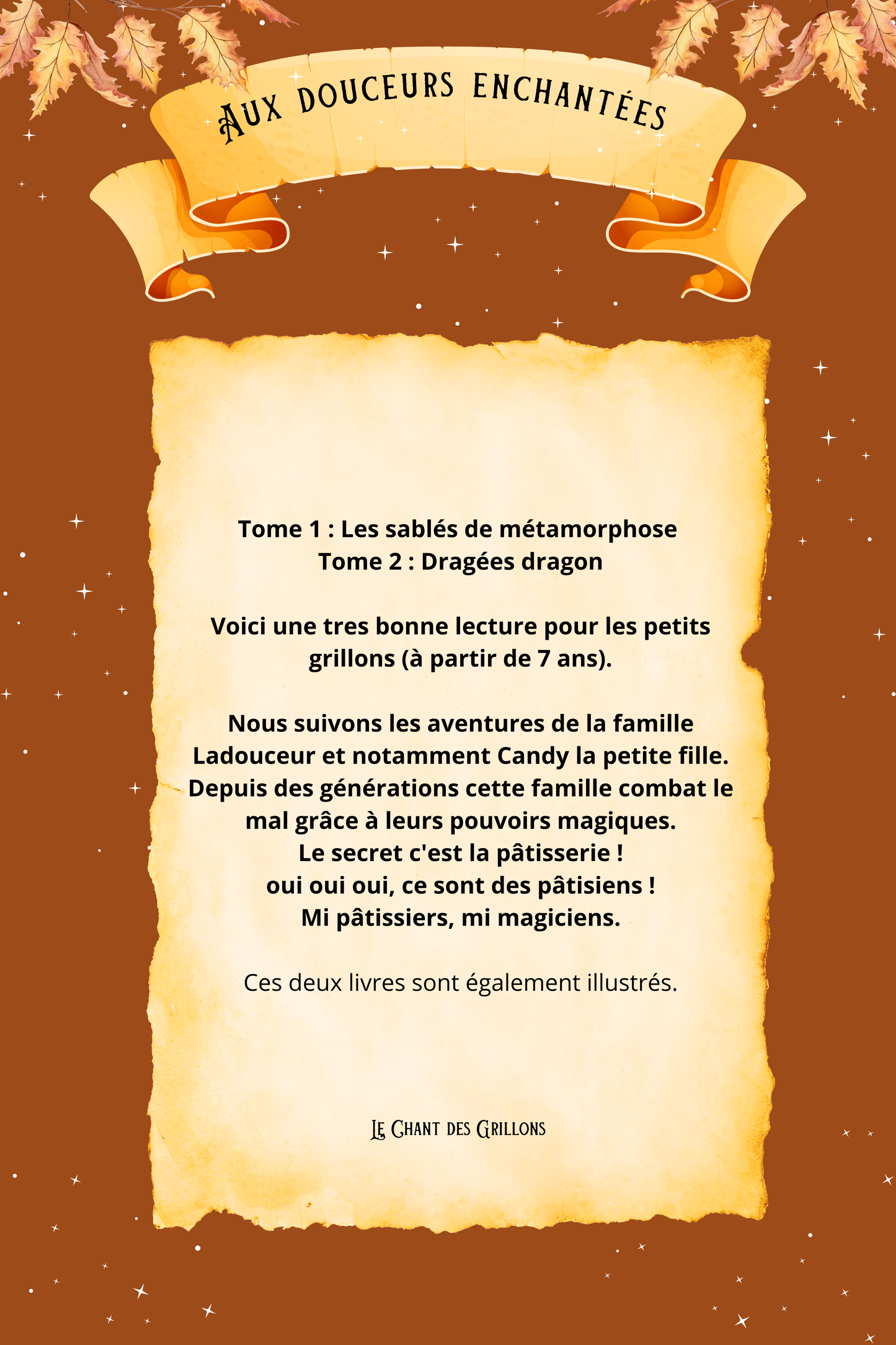 Duo livres "Aux Douceurs enchantées" (PRÉ-COMMANDE)