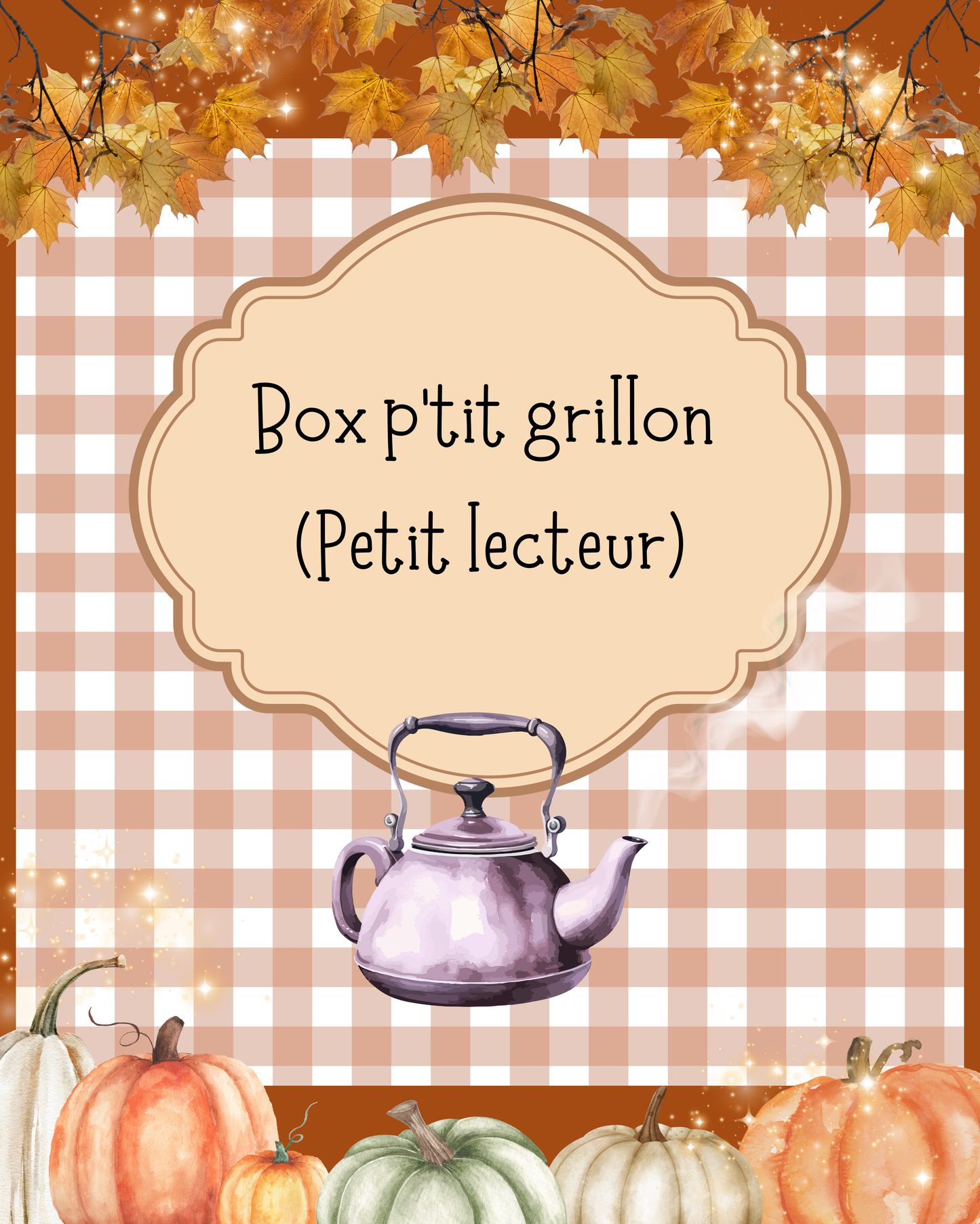 Box p'tit grillon (petit lecteur) SALON DE THÉ ENCHANTÉ (Pré-commande)