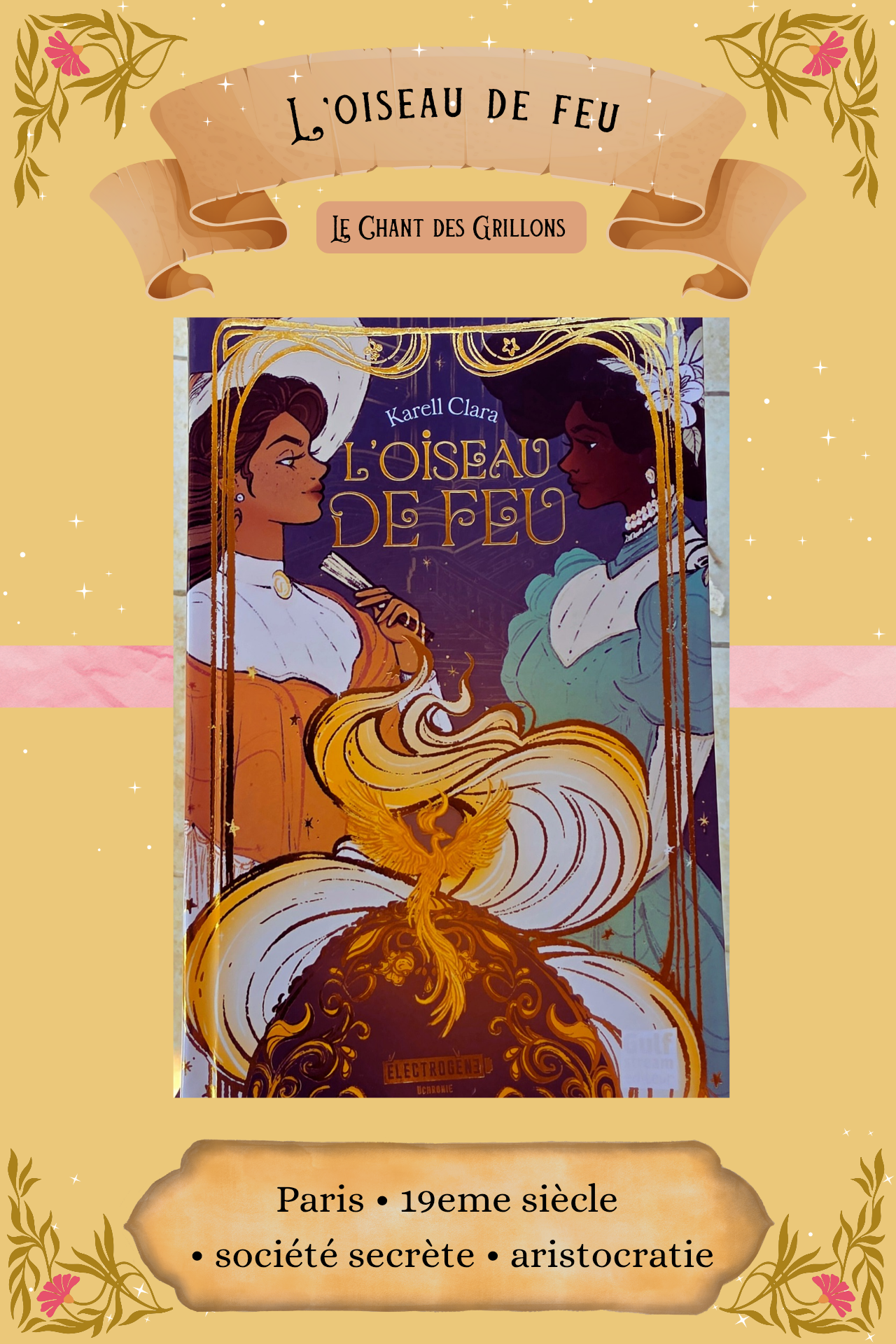 Livre seul "L'oiseau de feu" de karell Clara PRÉ-COMMANDE