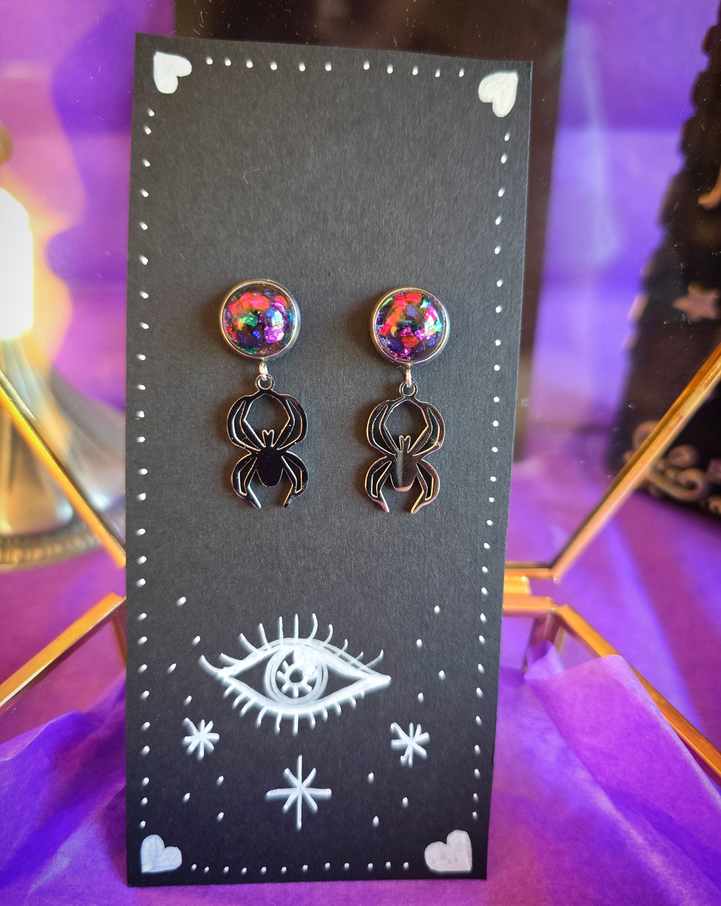 Boucles d'oreilles Spider Nouvelle Orléans