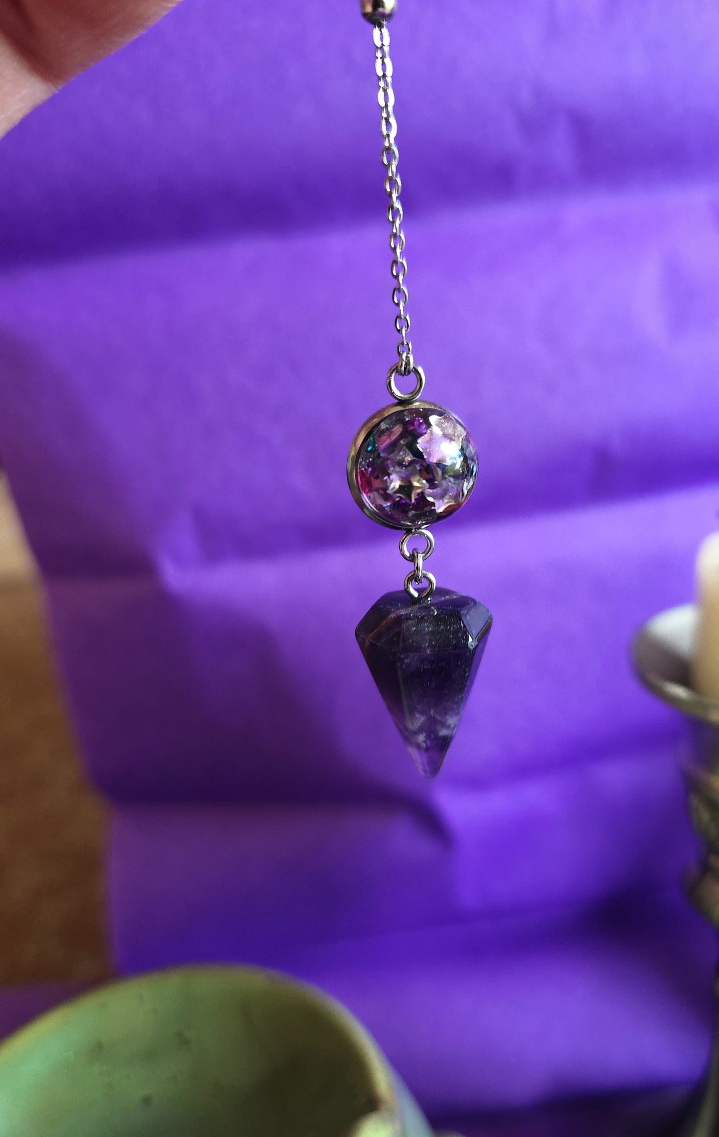 Pendule Améthyste Divination